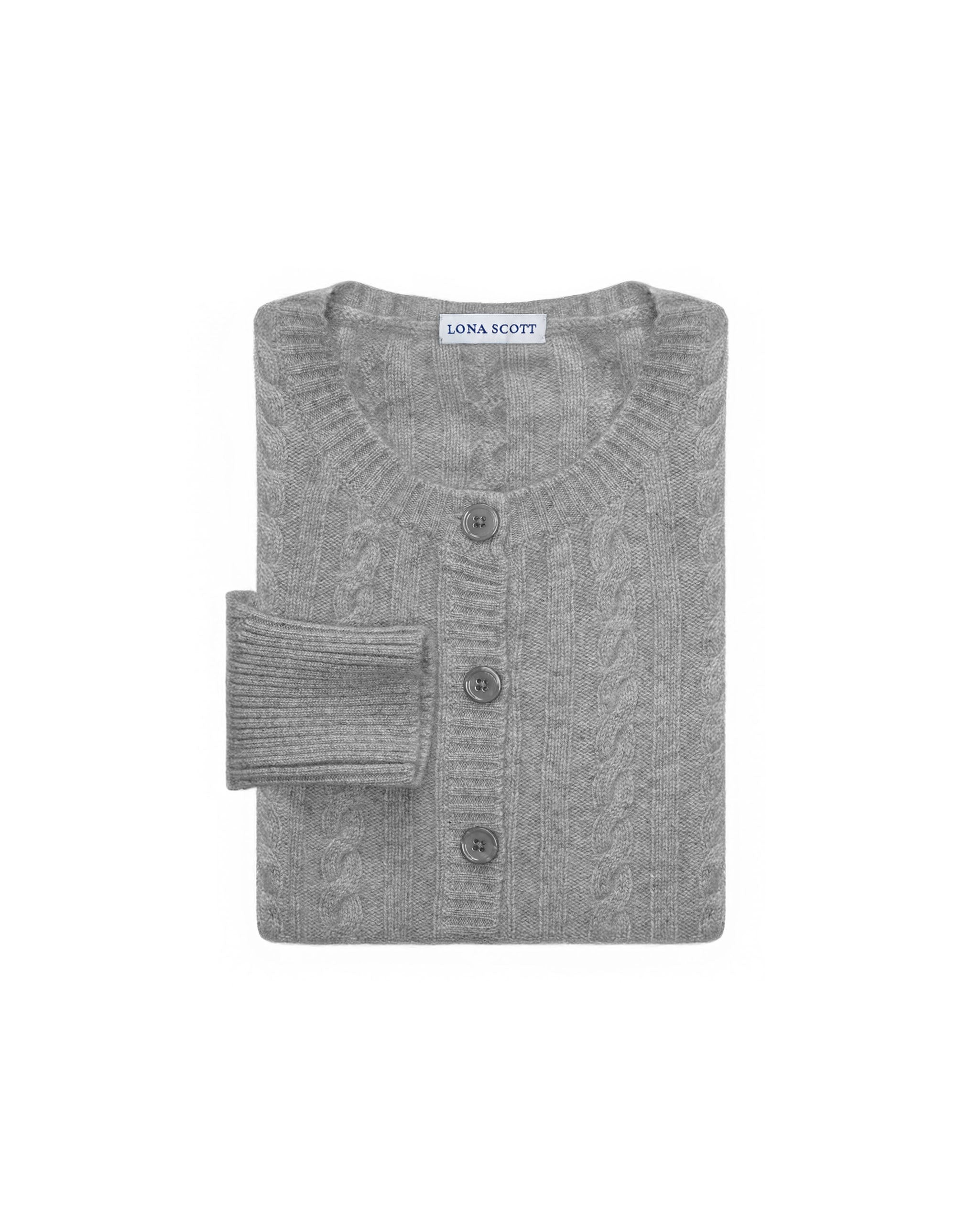 Women's Classic Cashmere Cable Cardigan