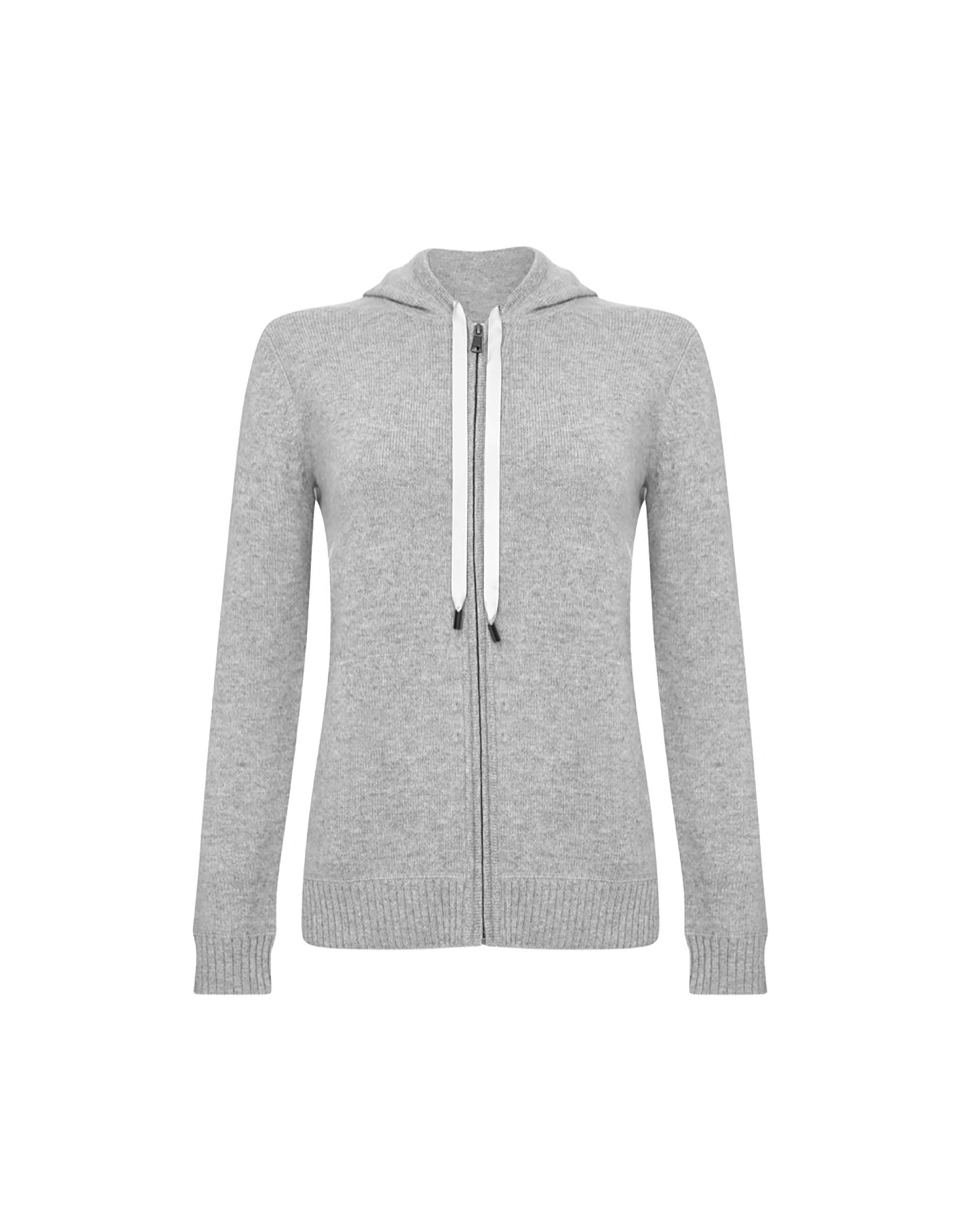 Women's Cashmere Hooded Cardigan