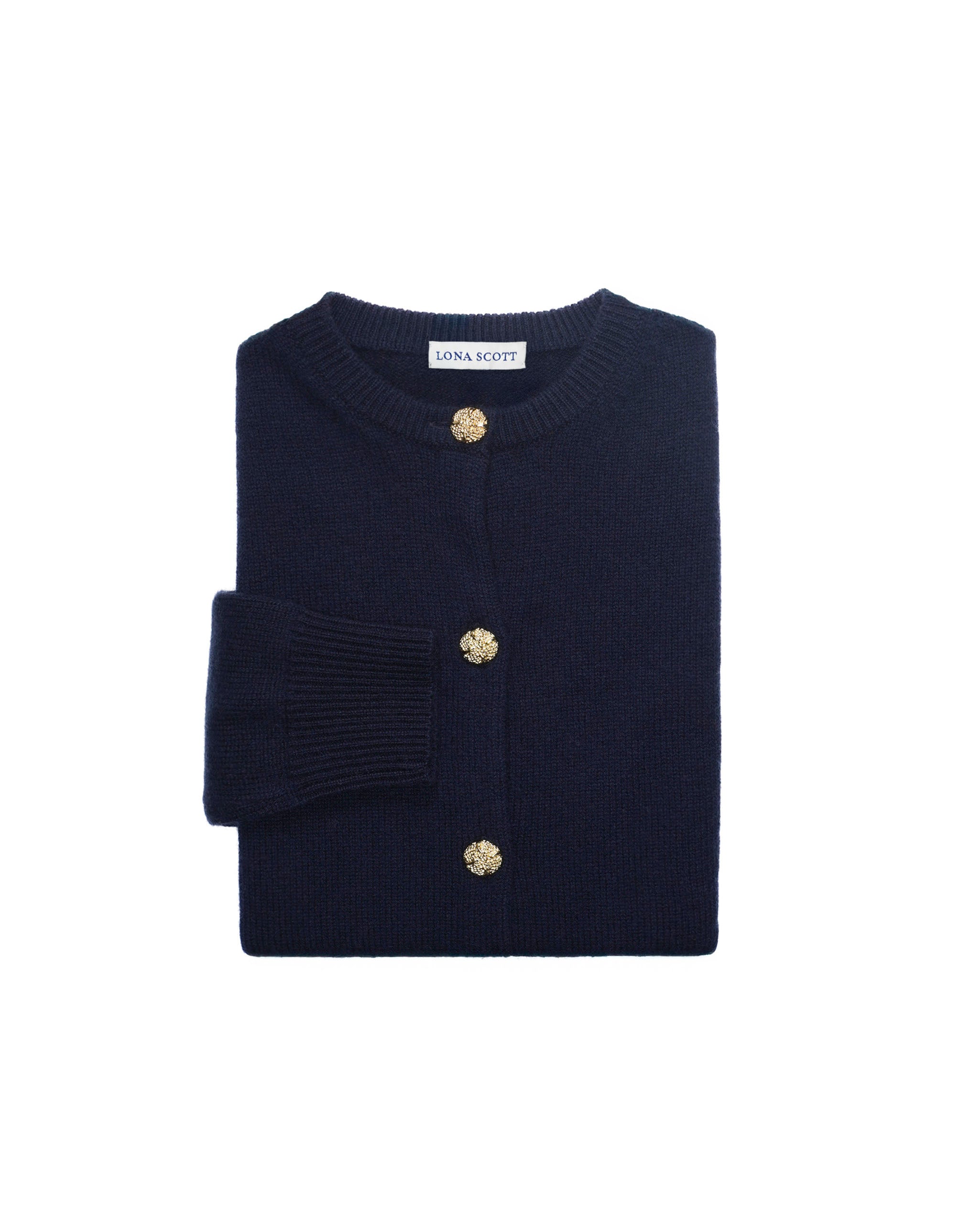Women's Cashmere Golfer Cardigan