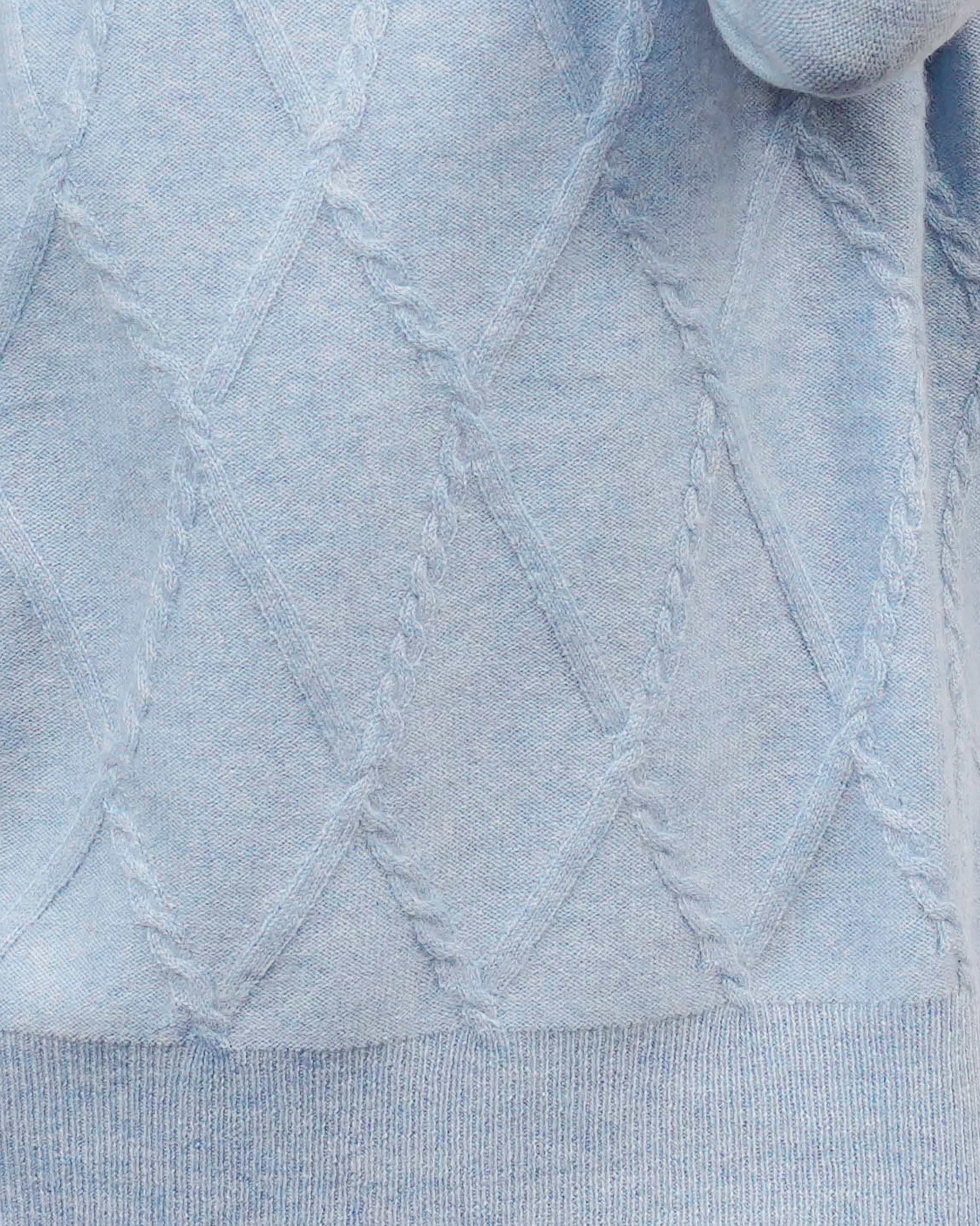 Women's Cashmere Argyle High Neck Jumper