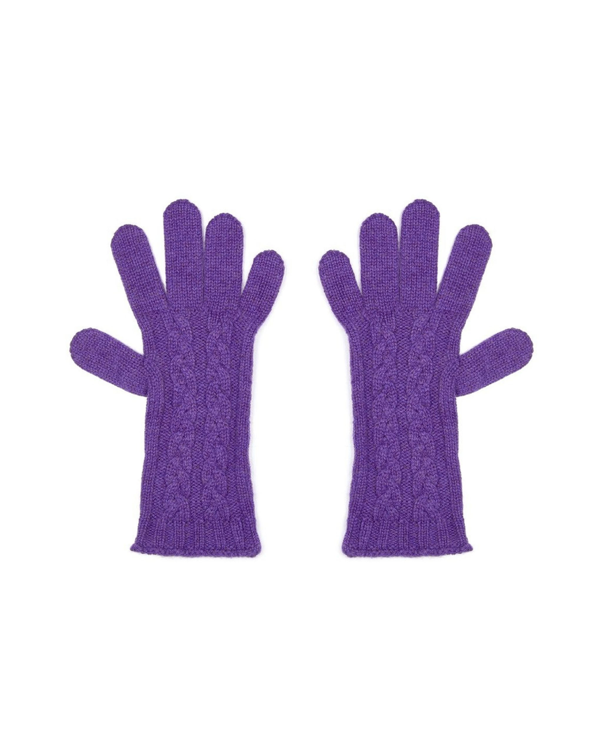 Women's Pure Cashmere Cable Gloves