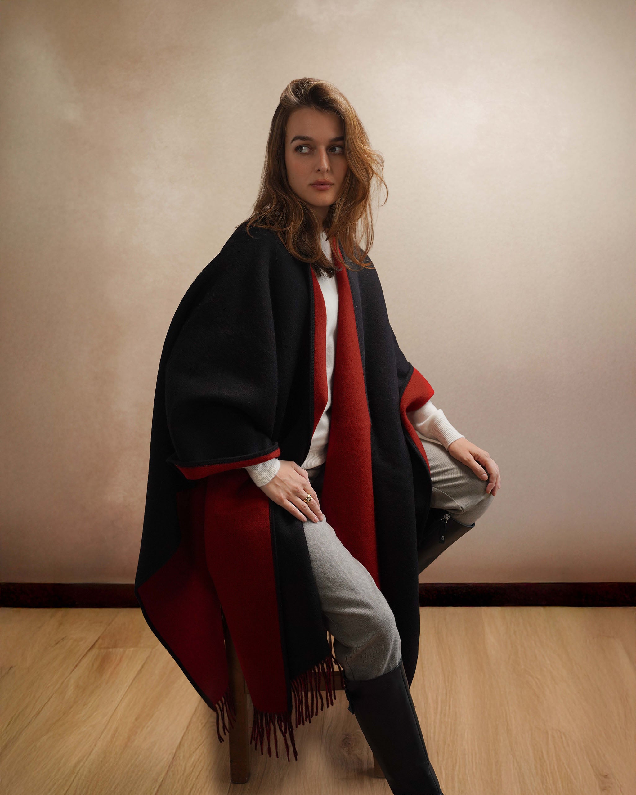 Lambswool Ruana