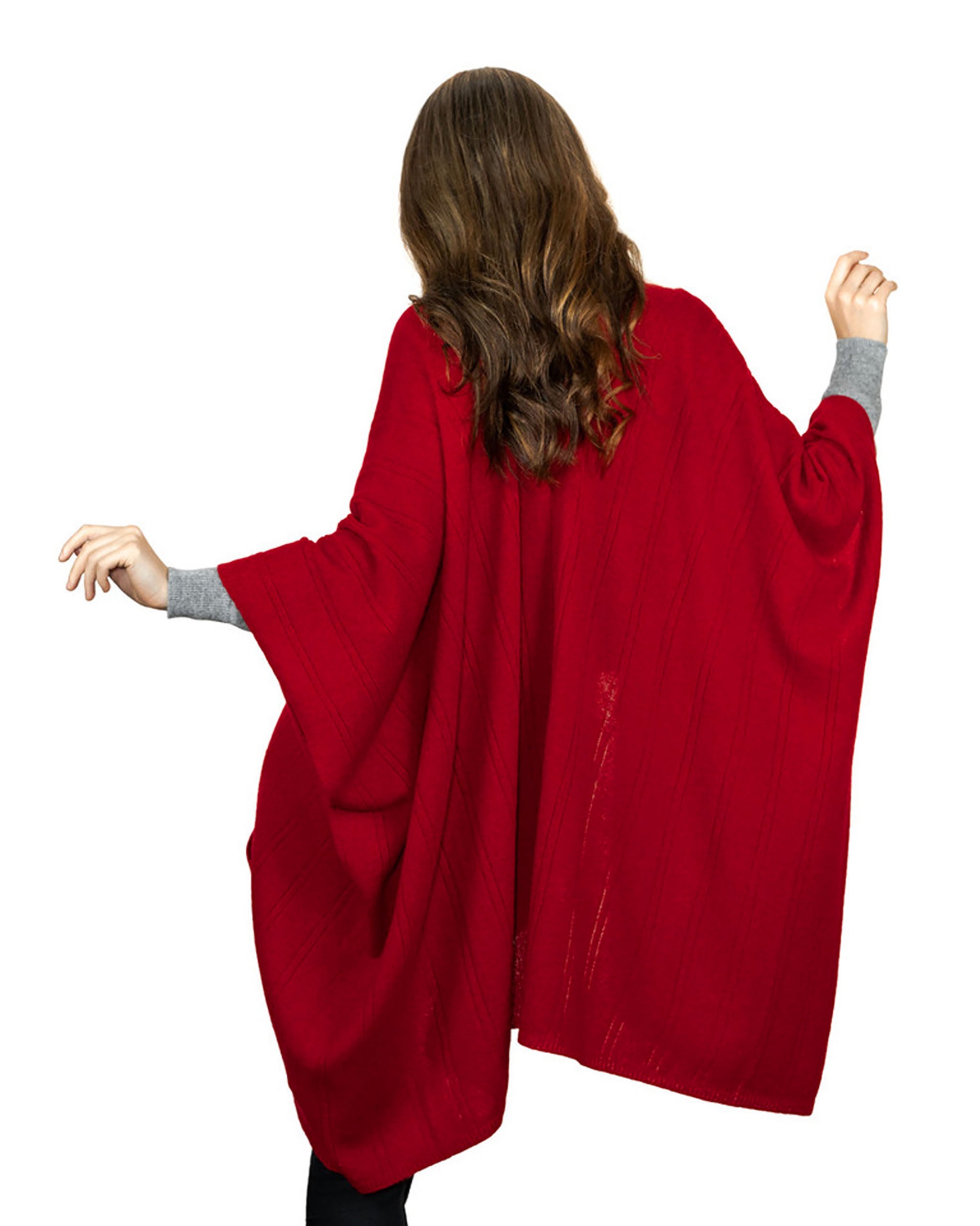 Cashmere Cape with Pockets