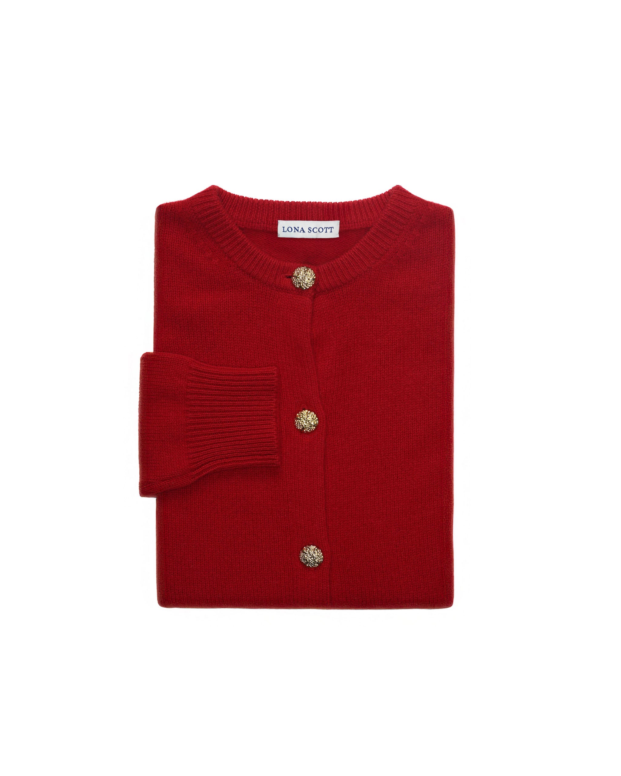 Women's Cashmere Golfer Cardigan