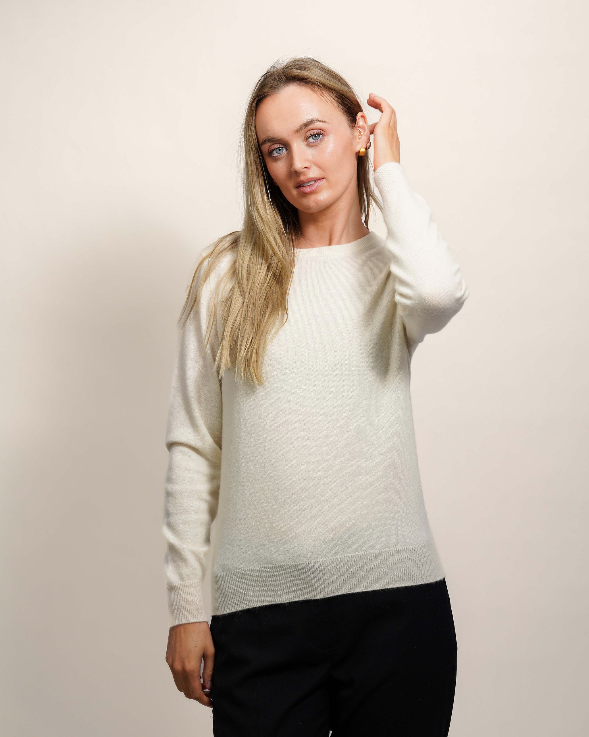Women's Cashmere Round Neck Jumper