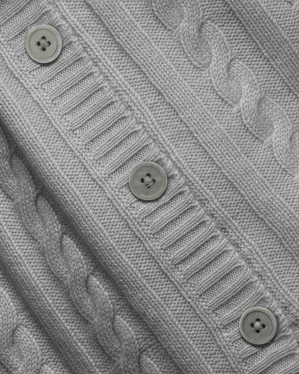 Women's Cashmere Cable Cardigan - LonaScott