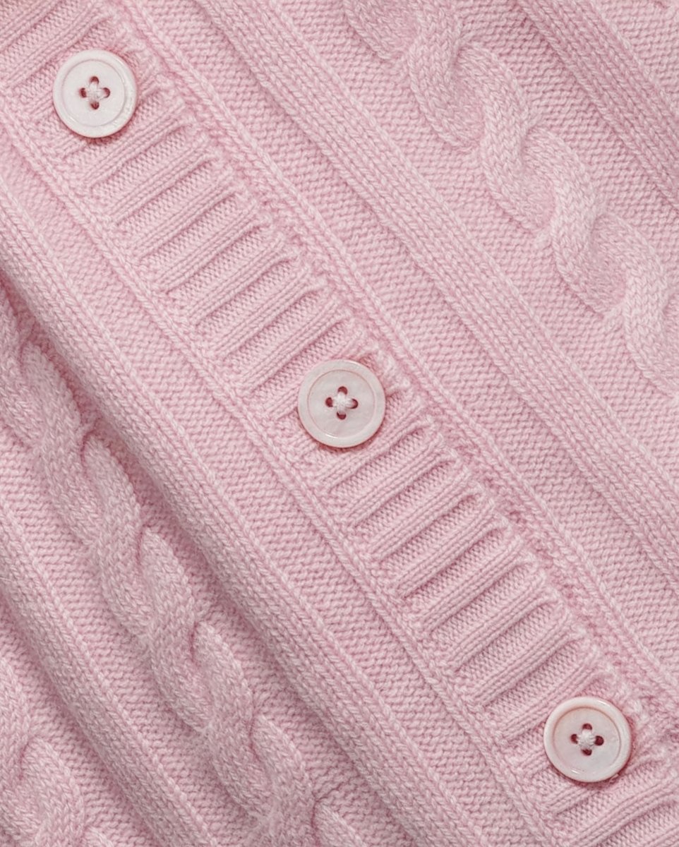 Women's Cashmere Cable Cardigan - LonaScott