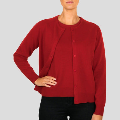Women's Cashmere Classic Cardigan - LonaScott