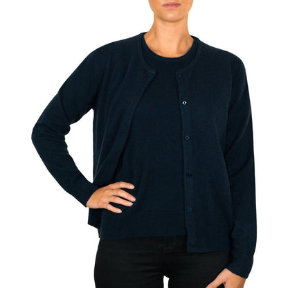 Women's Cashmere Classic Cardigan - LonaScott