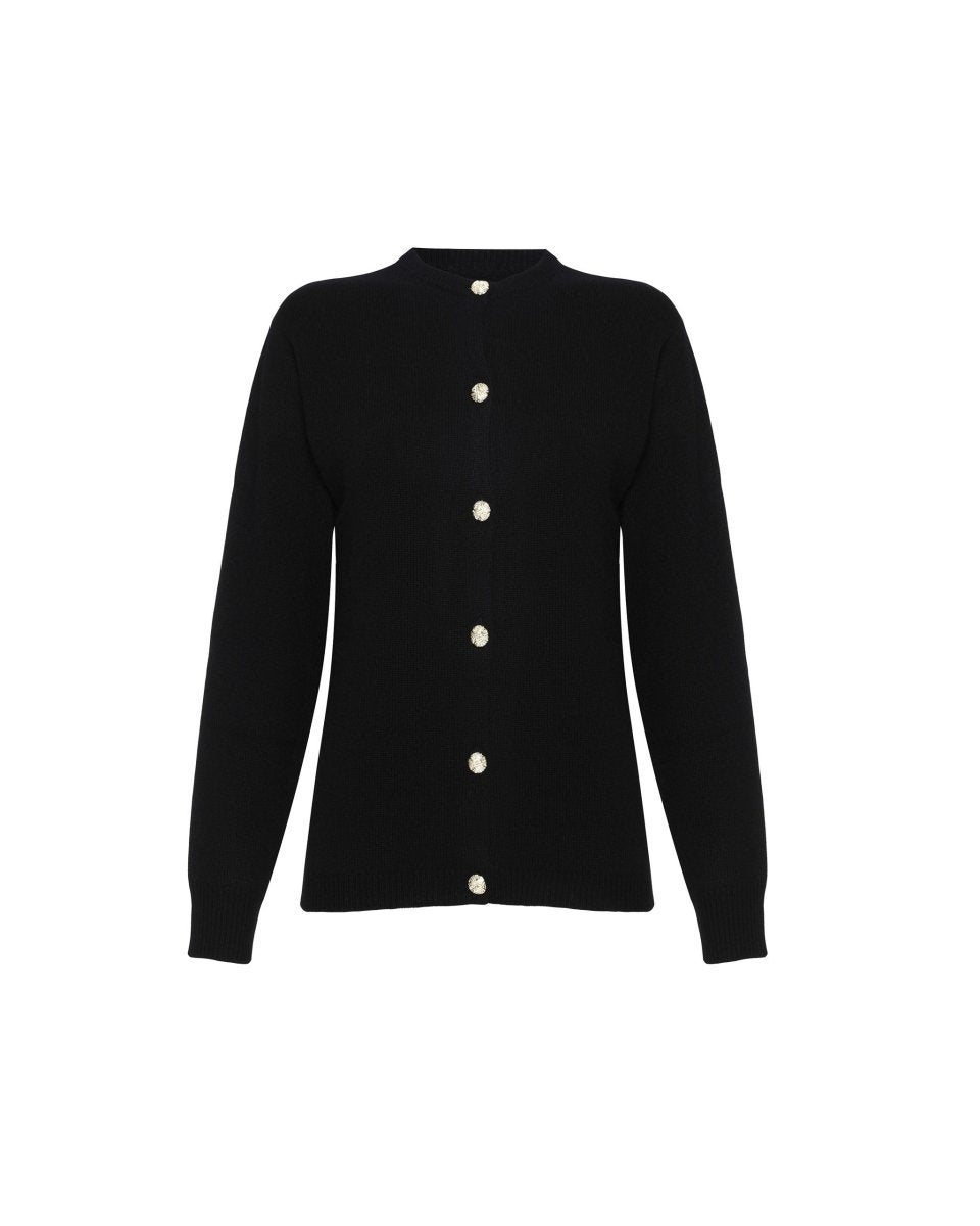 Women's Cashmere Golfer Cardigan - LonaScott