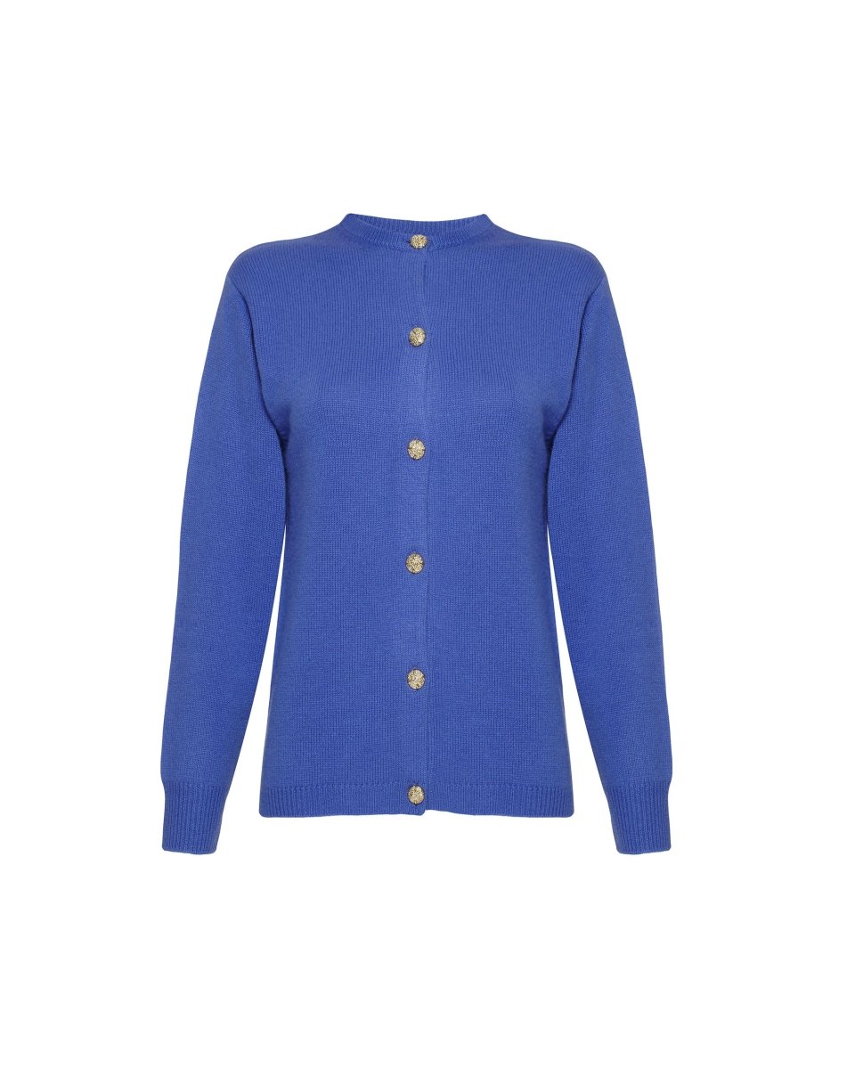 Women's Cashmere Golfer Cardigan - LonaScott