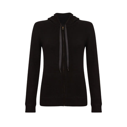 Women's Cashmere Hooded Cardigan - LonaScott