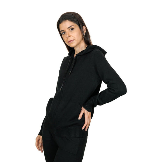 Women's Cashmere Hooded Cardigan - LonaScott