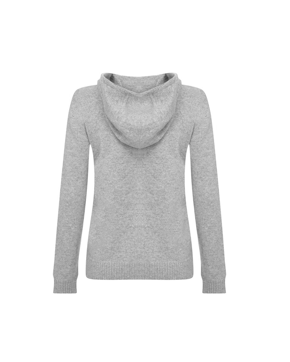 Women's Cashmere Hooded Cardigan - LonaScott