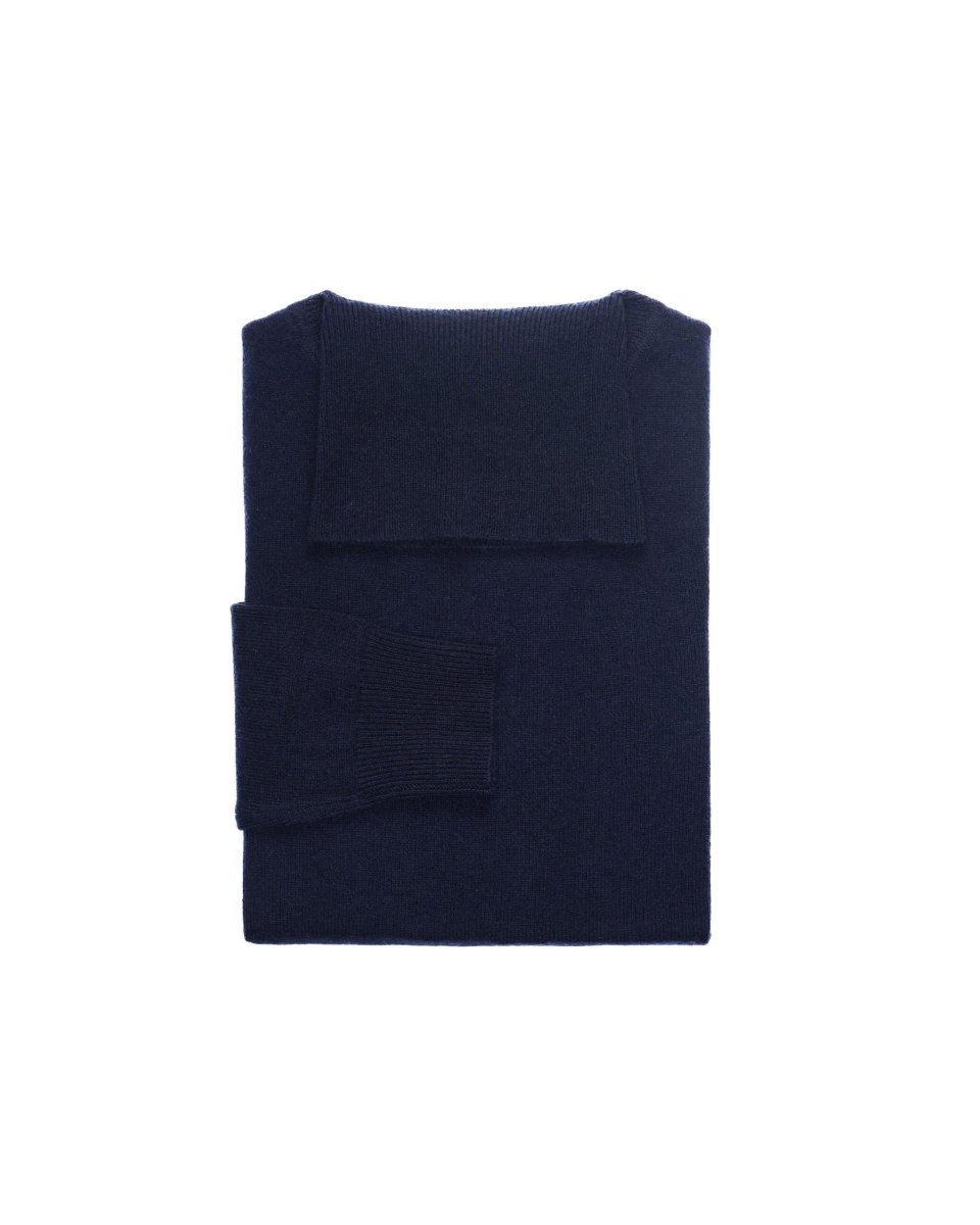 Women's Cashmere Polo Neck Jumper - LonaScott