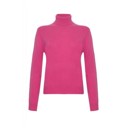 Women's Cashmere Polo Neck Jumper - LonaScott
