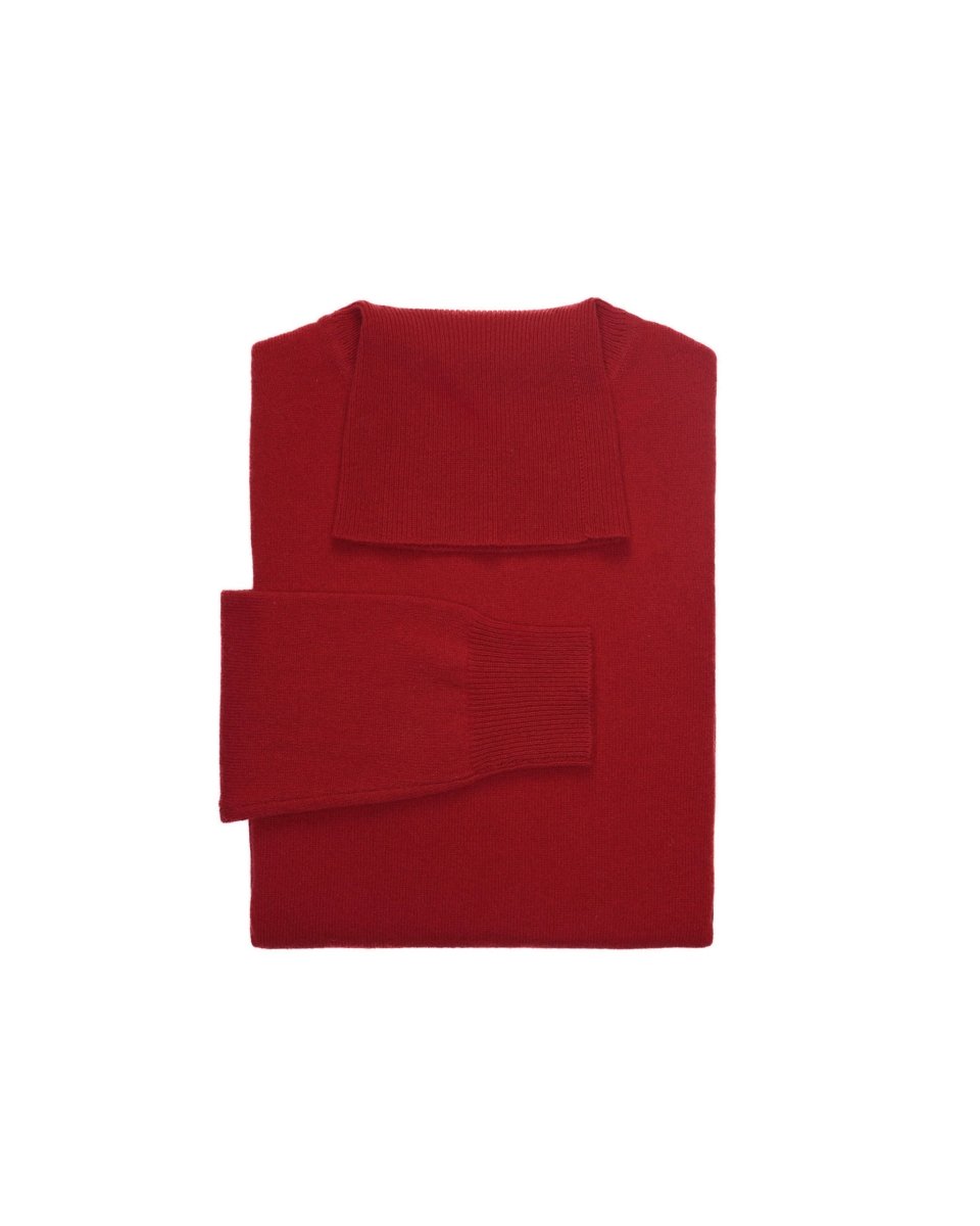 Women's Cashmere Polo Neck Jumper - LonaScott
