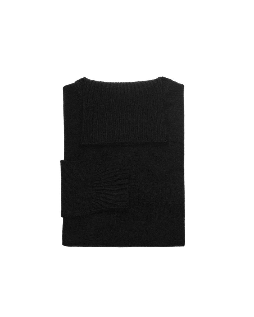 Women's Cashmere Polo Neck Jumper - LonaScott