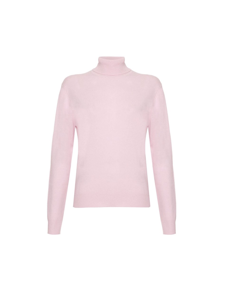 Women's Cashmere Polo Neck Jumper - LonaScott