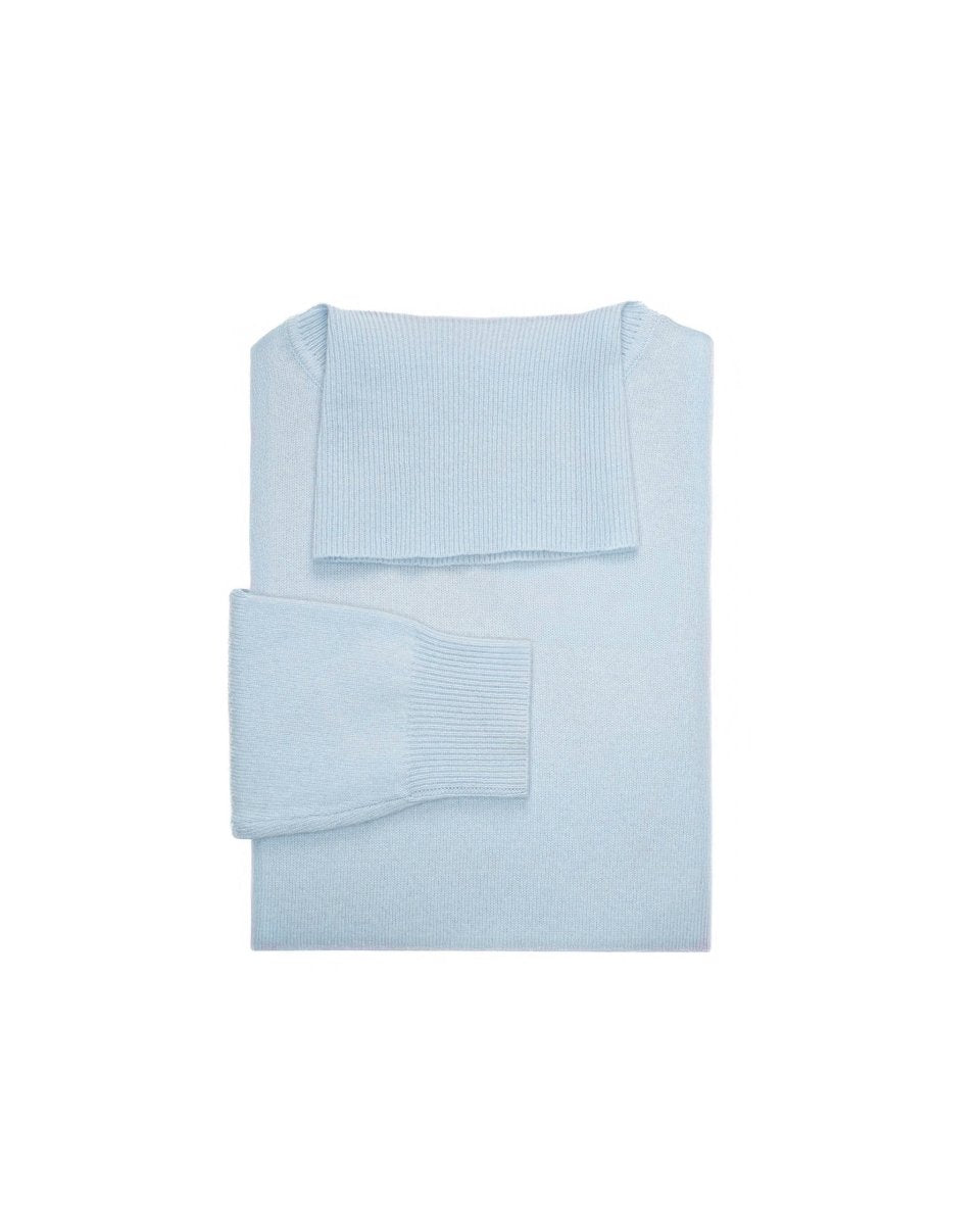 Women's Cashmere Polo Neck Jumper - LonaScott