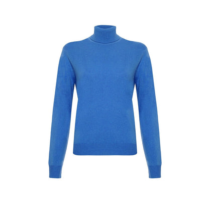 Women's Cashmere Polo Neck Jumper - LonaScott