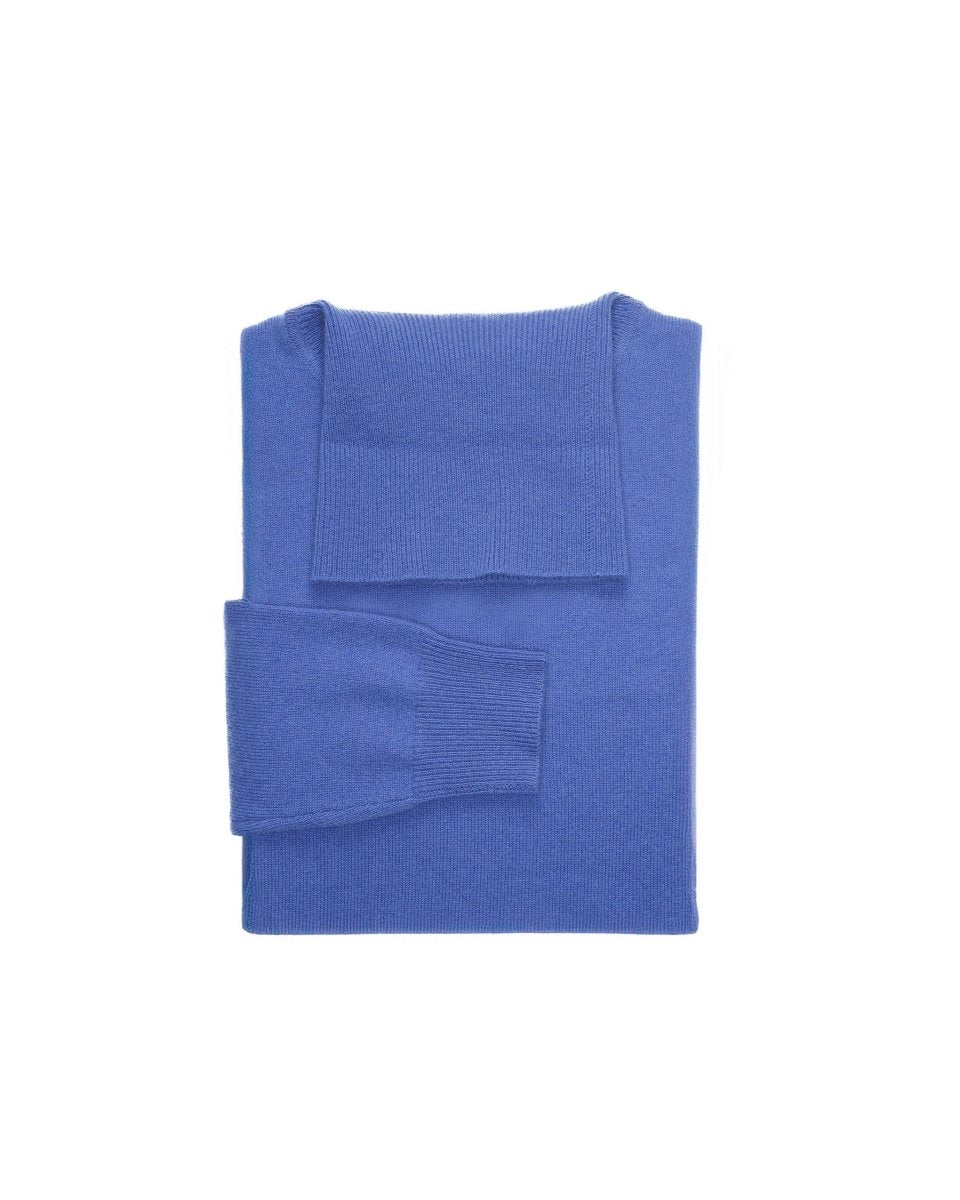 Women's Cashmere Polo Neck Jumper - LonaScott