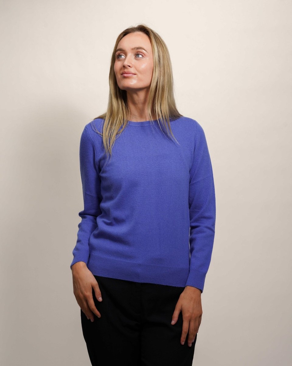 Women's Cashmere Round Neck Jumper - LonaScott
