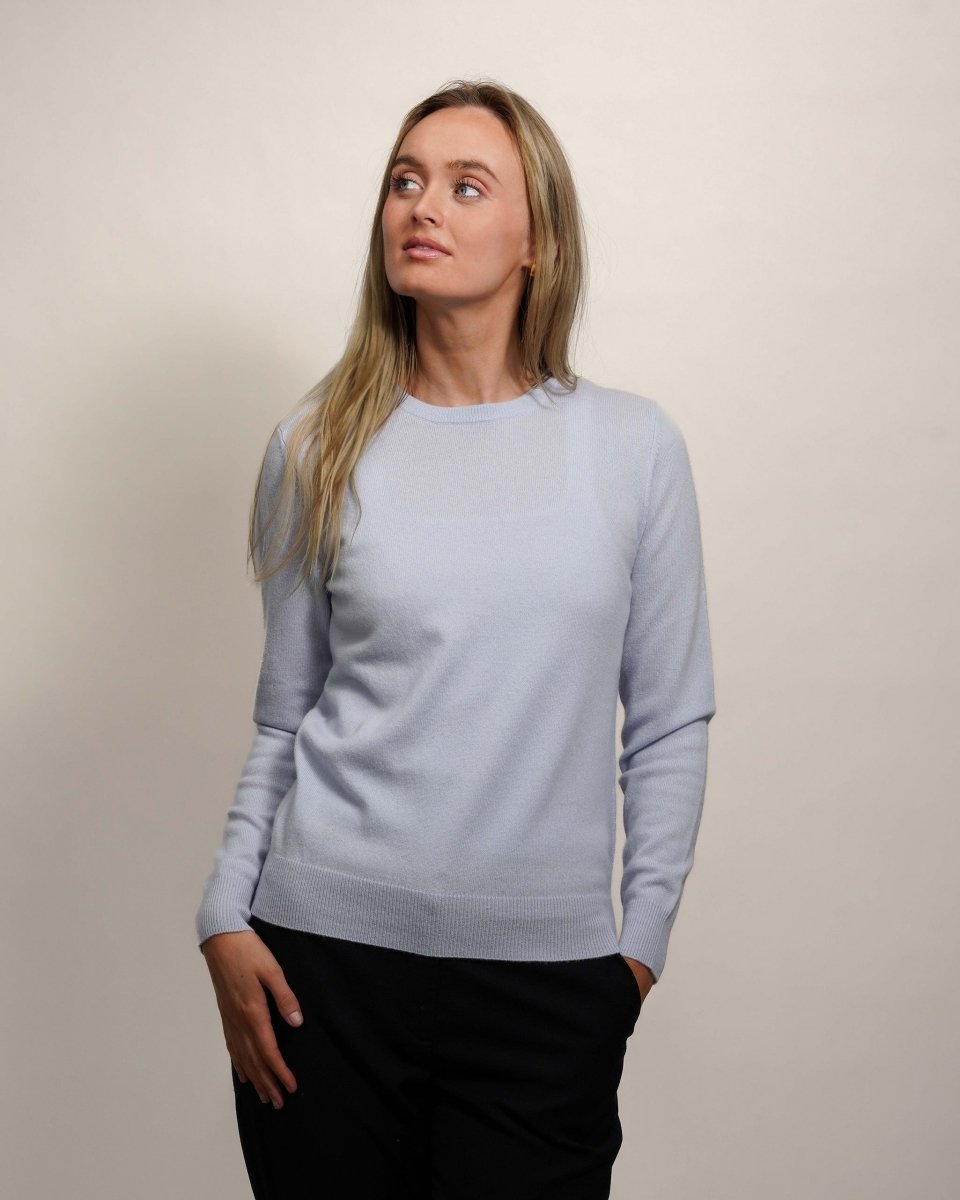 Women's Cashmere Round Neck Jumper - LonaScott