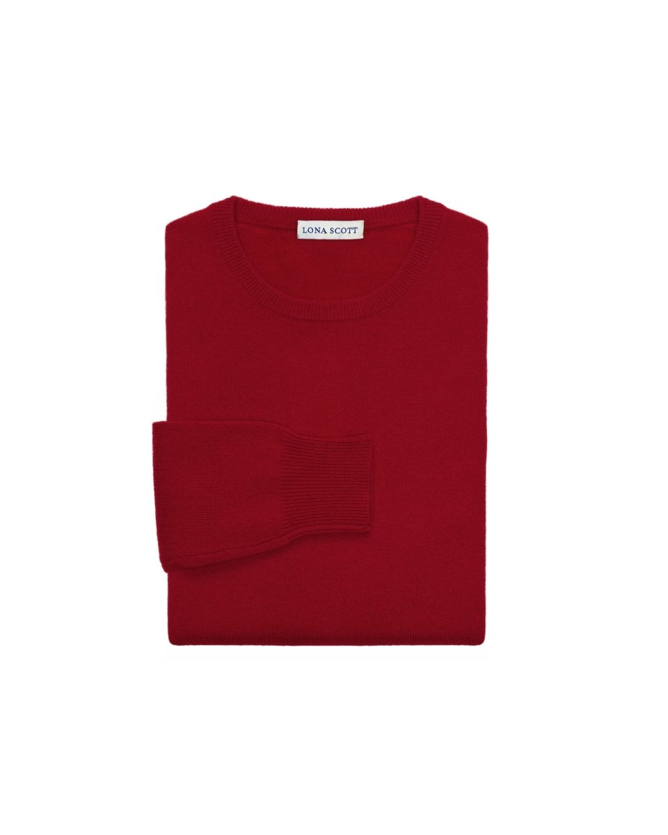 Women's Cashmere Round Neck Jumper - LonaScott