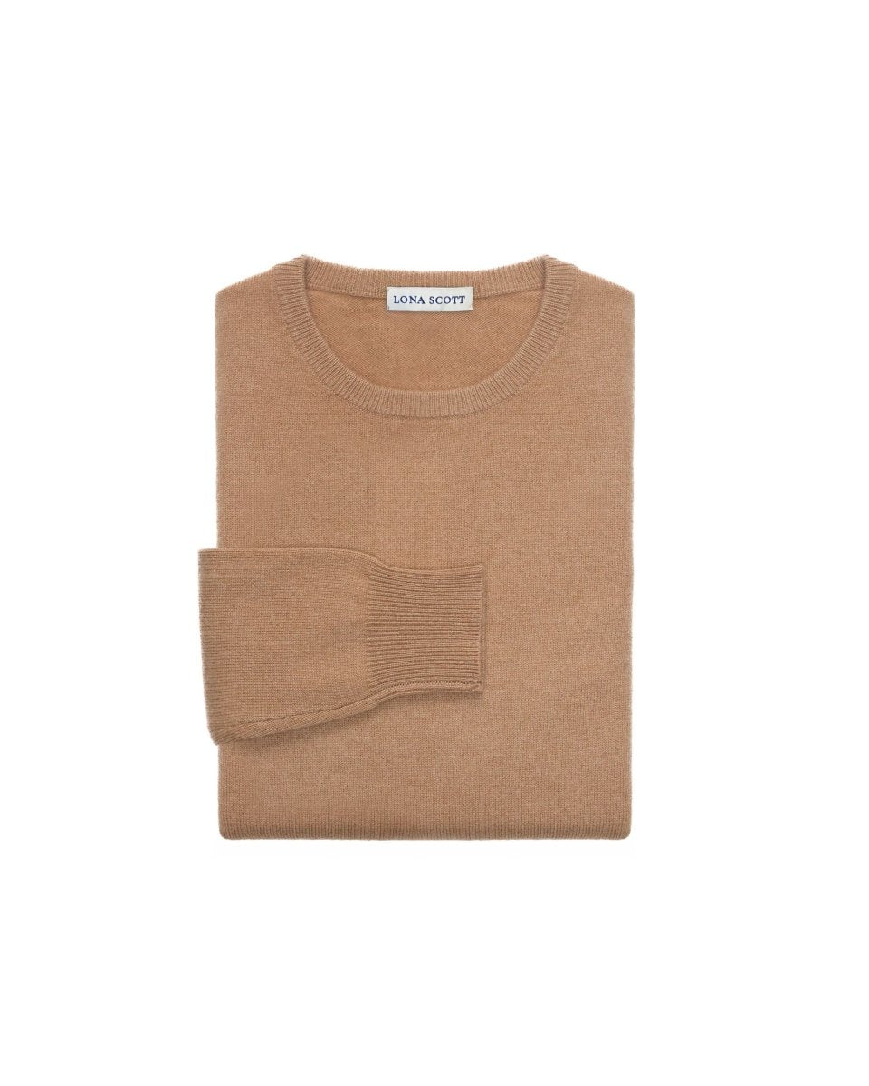 Women's Cashmere Round Neck Jumper - LonaScott