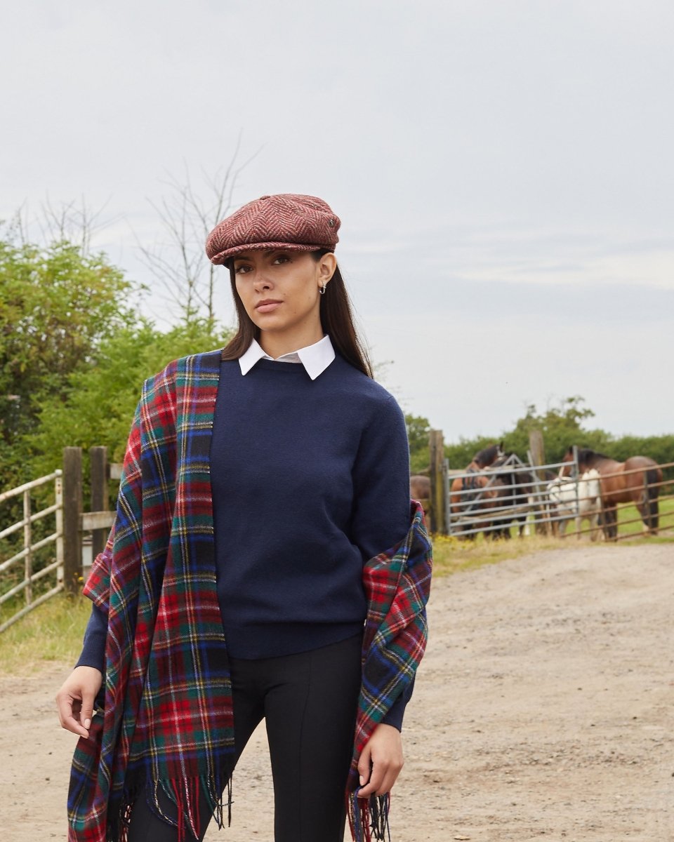 Women's Cashmere Round Neck Jumper - LonaScott