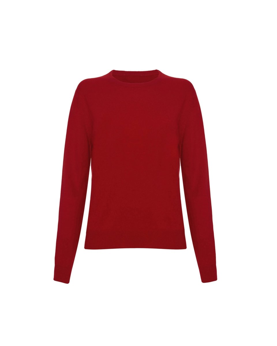 Women's Cashmere Round Neck Jumper - LonaScott