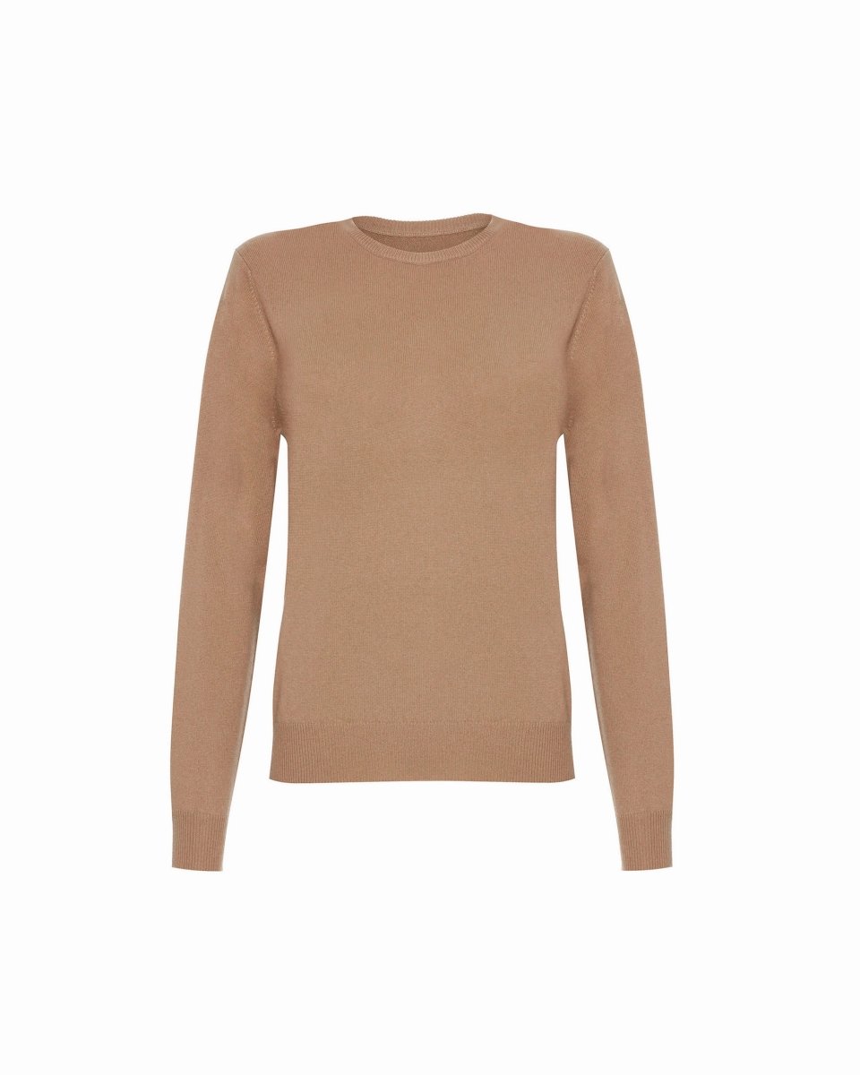 Women's Cashmere Round Neck Jumper - LonaScott