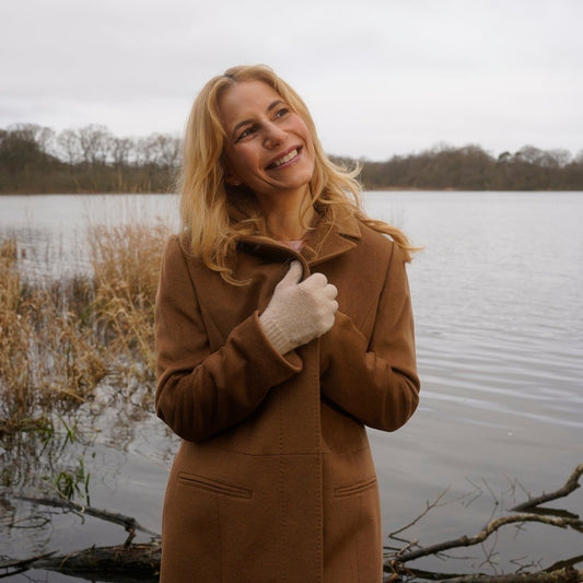 Womens Cashmere Tailored Coat - LonaScott