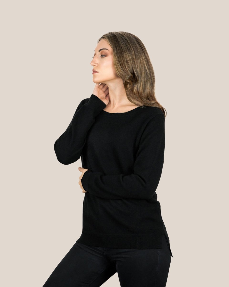 Women's Cashmere Tunic Jumper - LonaScott