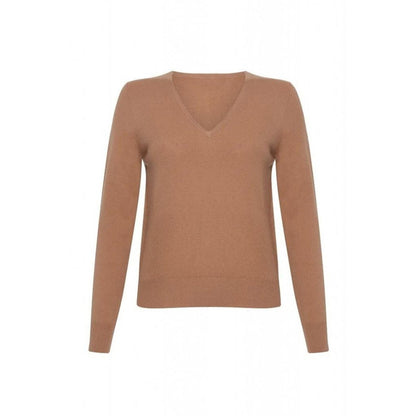 Women's Cashmere V - Neck Jumper - LonaScott