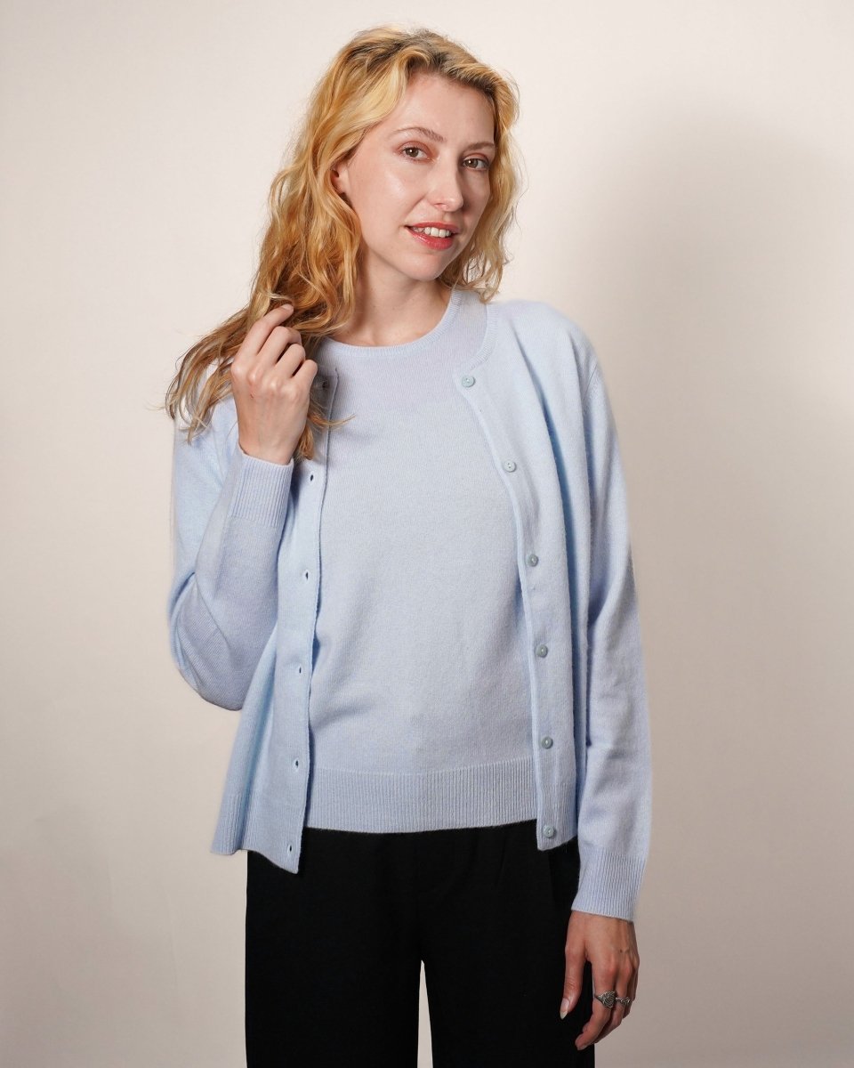 Women's Classic Cashmere Cardigan - LonaScott