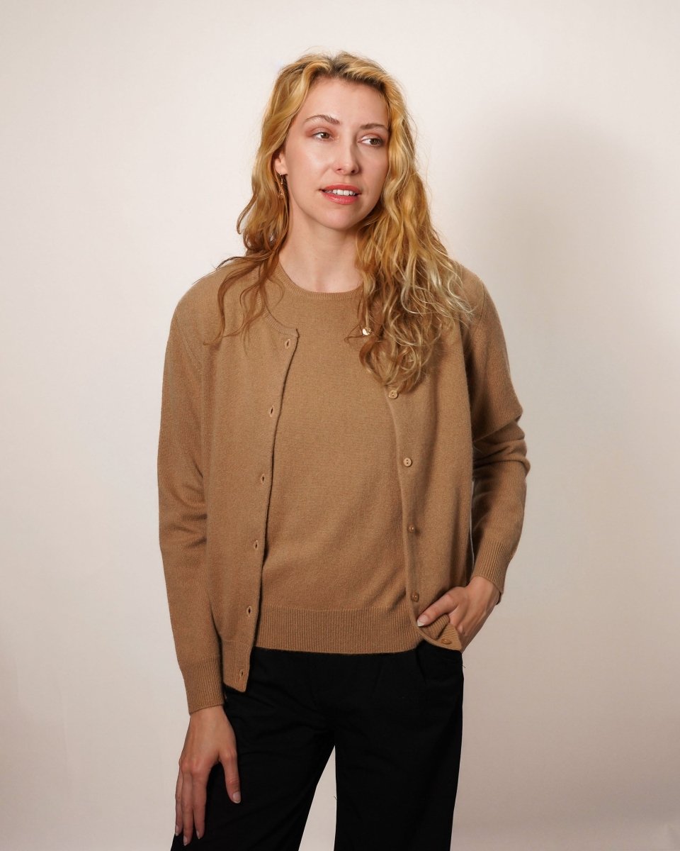 Women's Classic Cashmere Cardigan - LonaScott