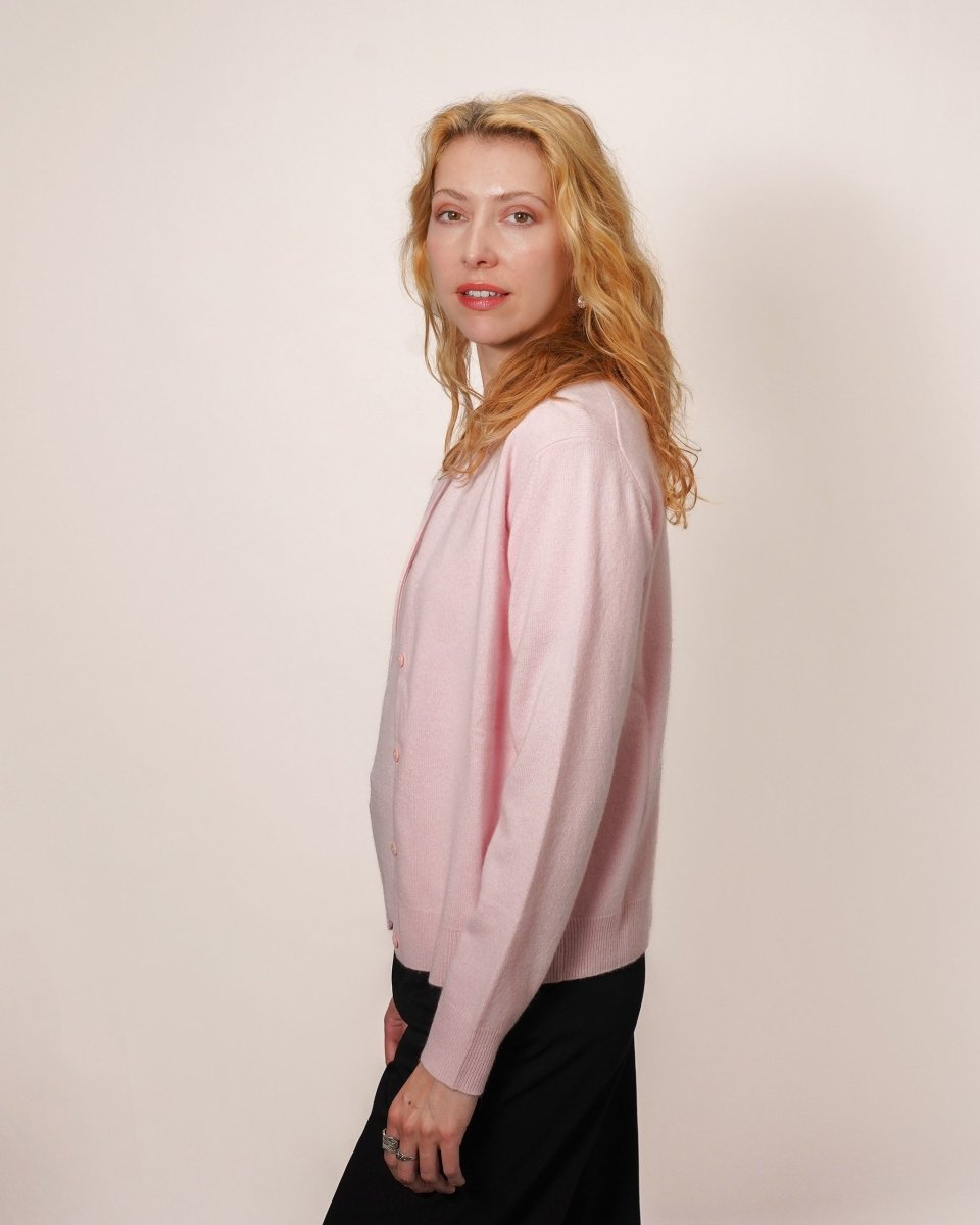 Women's Pure Cashmere Cardigan - LonaScott