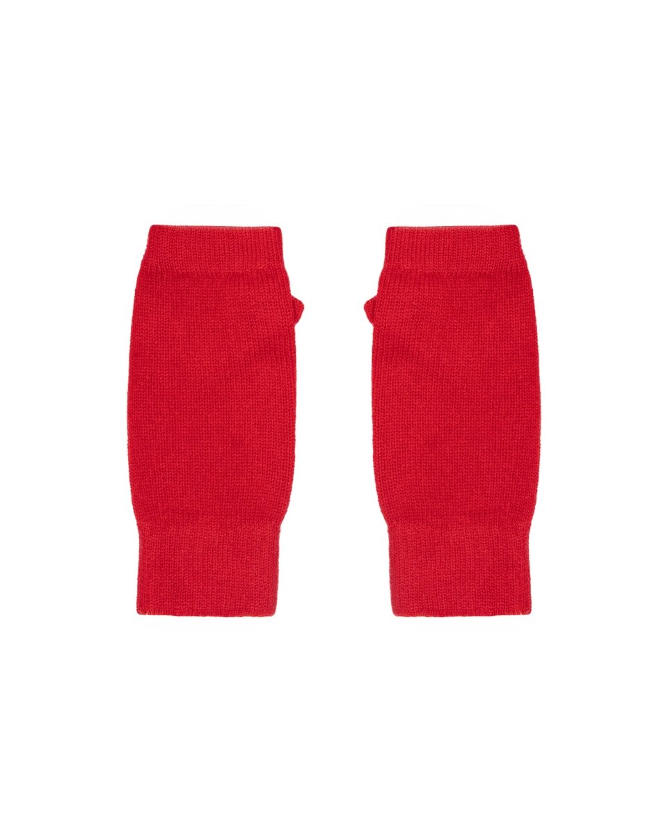 Women's Pure Cashmere Fingerless Mittens - LonaScott
