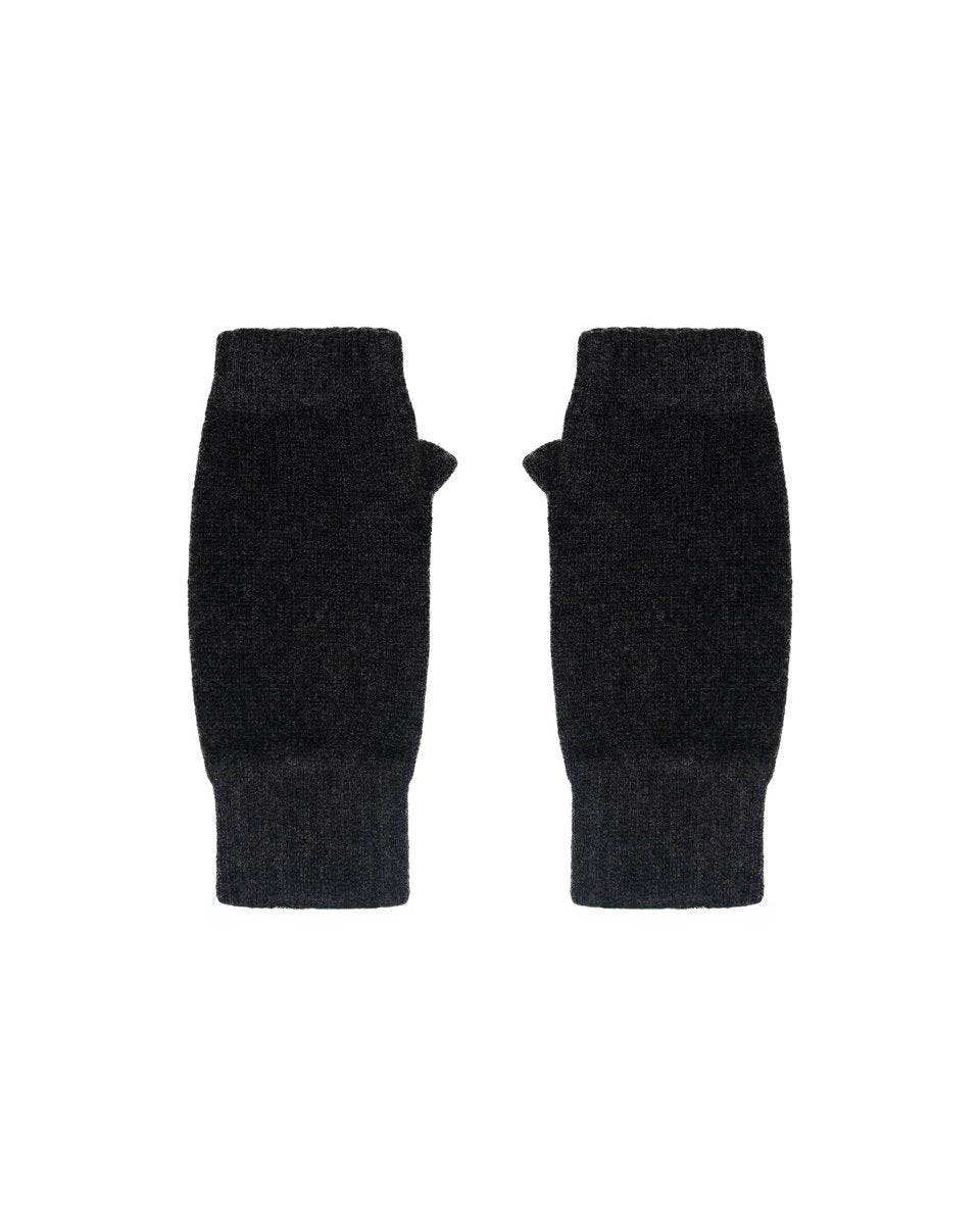 Women's Pure Cashmere Fingerless Mittens - LonaScott