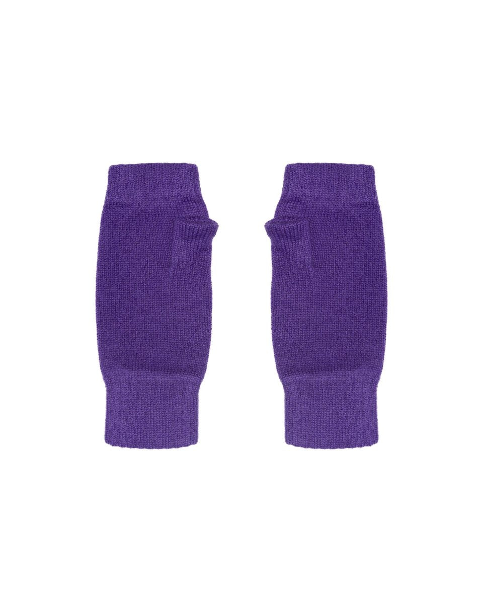 Women's Pure Cashmere Fingerless Mittens - LonaScott