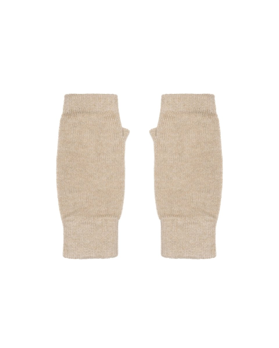 Women's Pure Cashmere Fingerless Mittens - LonaScott