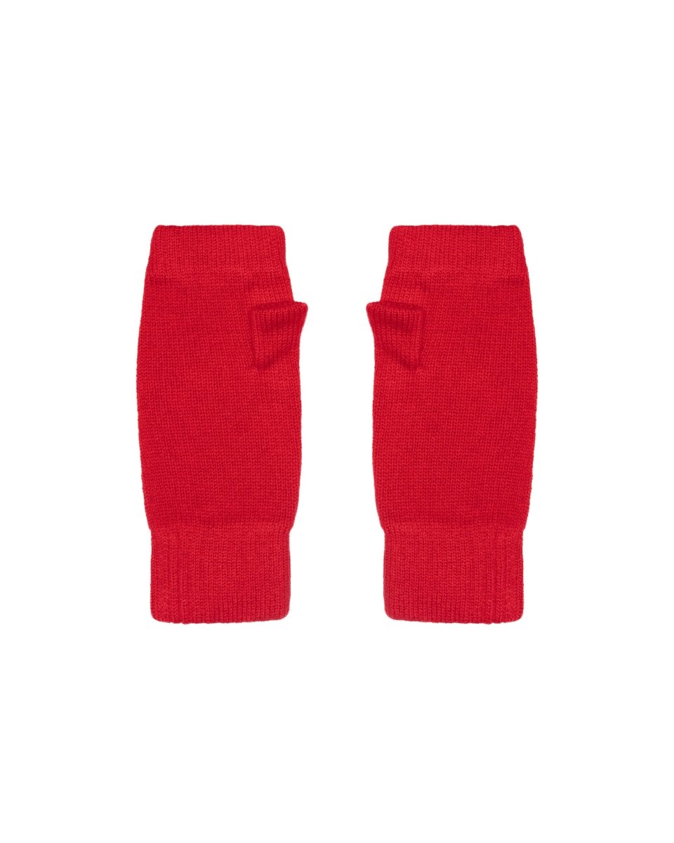 Women's Pure Cashmere Fingerless Mittens - LonaScott