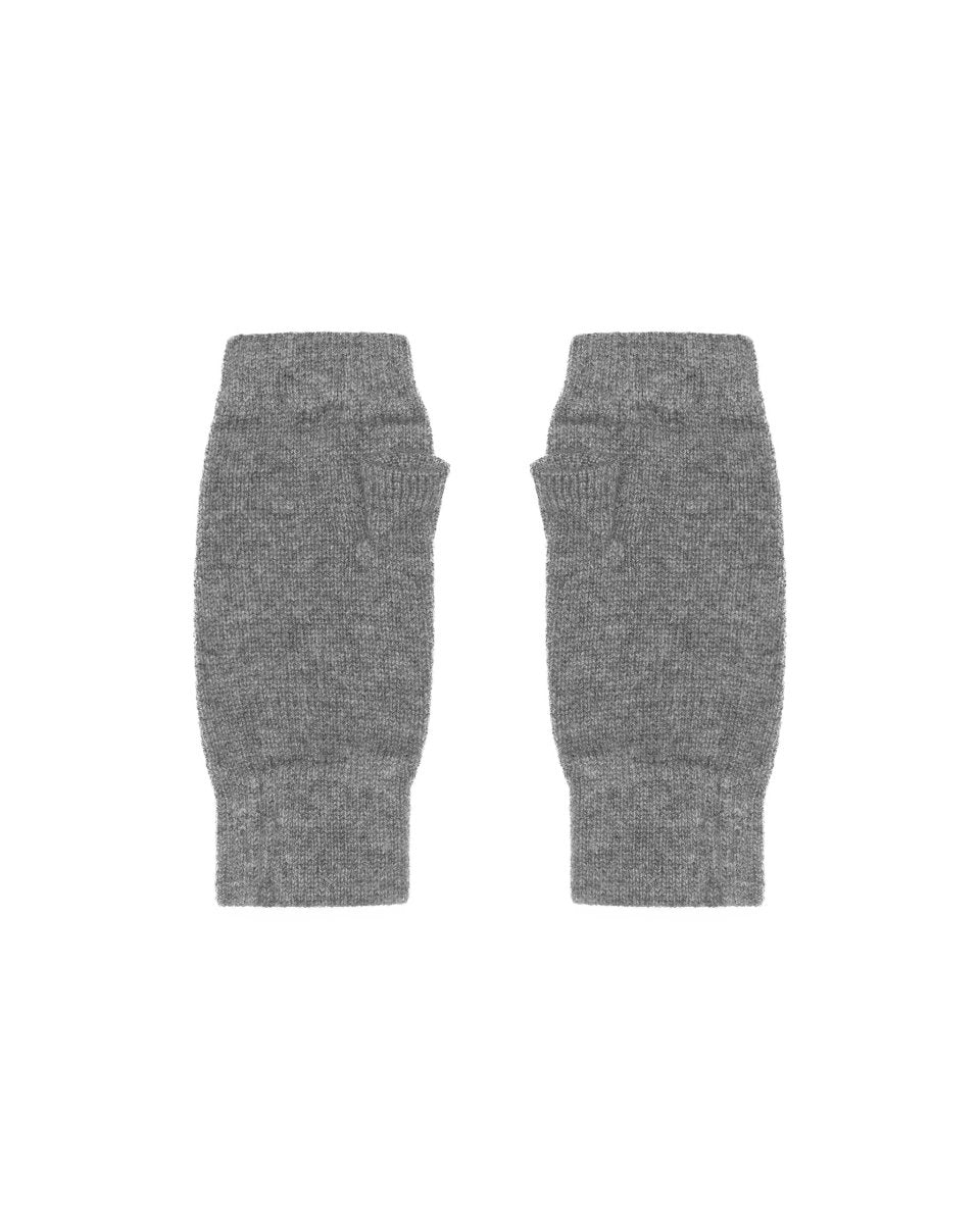Women's Pure Cashmere Fingerless Mittens - LonaScott