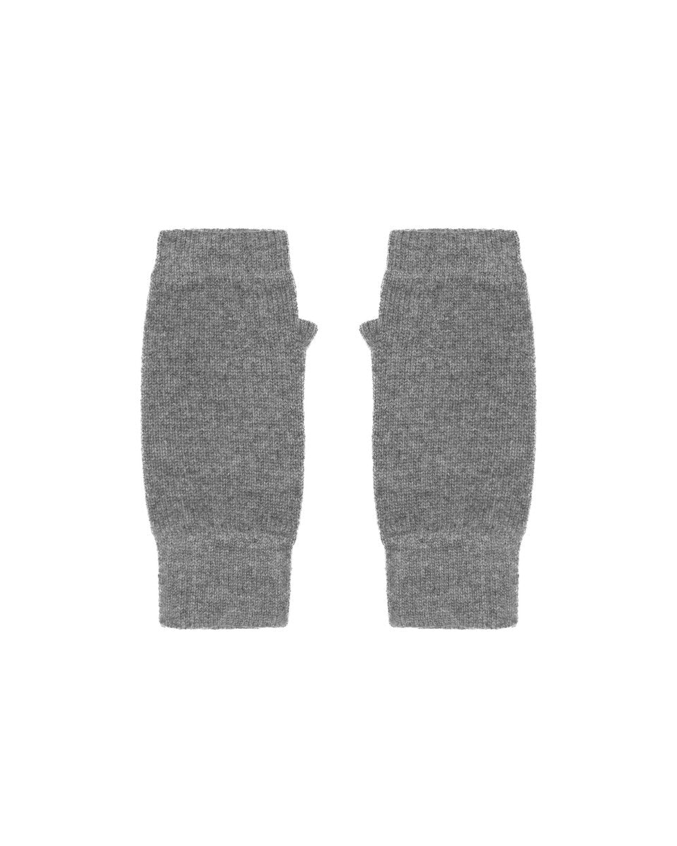Women's Pure Cashmere Fingerless Mittens - LonaScott