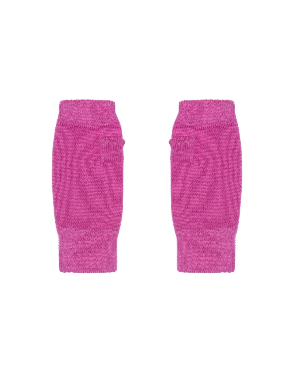 Women's Pure Cashmere Fingerless Mittens - LonaScott