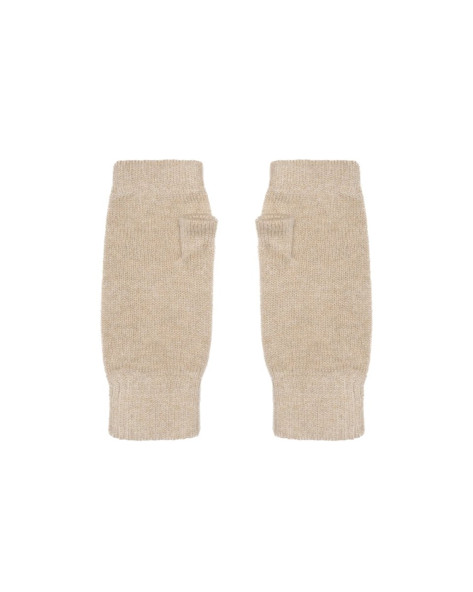 Women's Pure Cashmere Fingerless Mittens - LonaScott