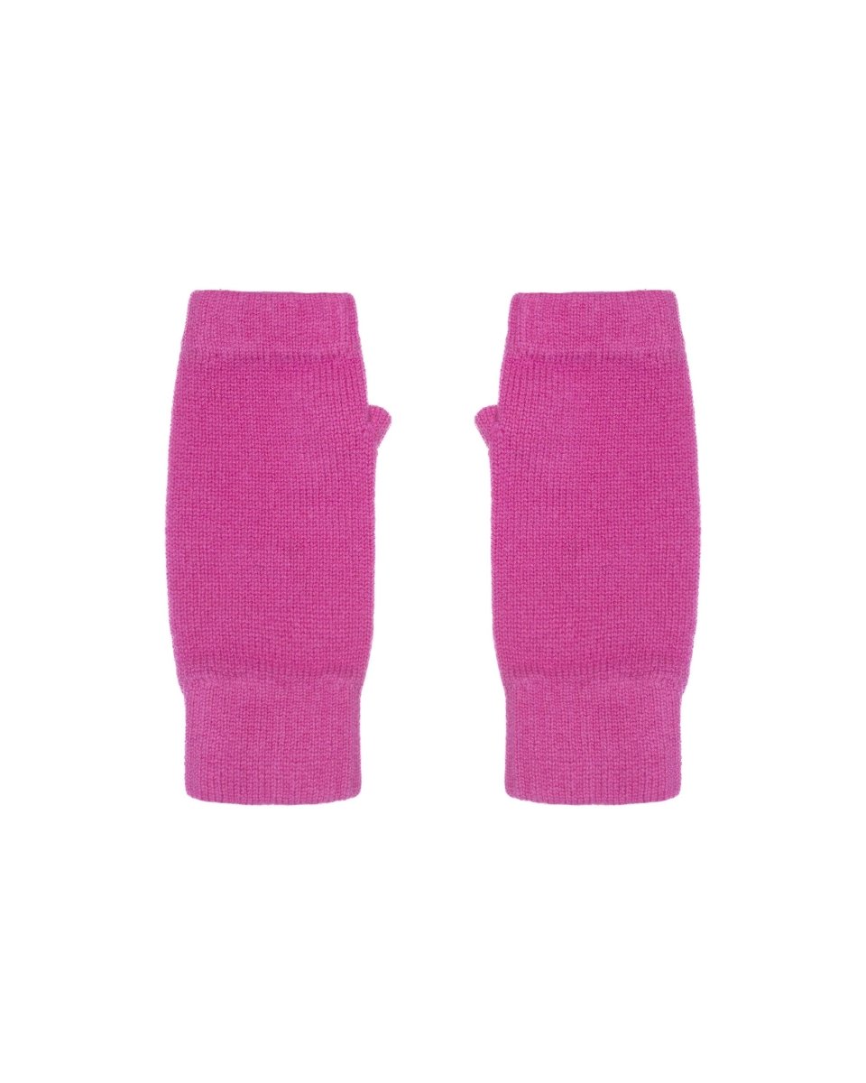 Women's Pure Cashmere Fingerless Mittens - LonaScott